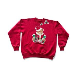 Vintage Sturdy Sweats By Lee Women’s Christmas Sweater 90s Size Large